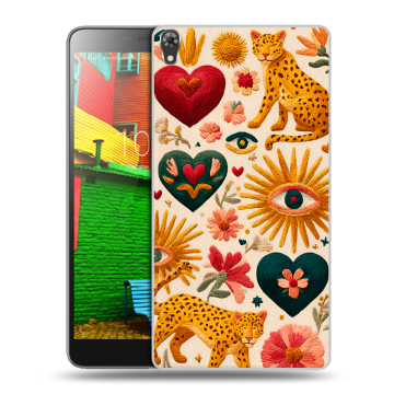 Силиконовый чехол на Lenovo Phab с принтом Модный принт Силиконовый чехол на Lenovo Phab с принтом Модный принт