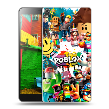 Силиконовый чехол на Lenovo Phab с принтом Roblox Роблокс Силиконовый чехол на Lenovo Phab с принтом Roblox Роблокс
