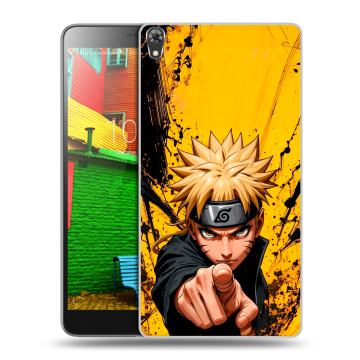 Силиконовый чехол на Lenovo Phab с принтом Naruto Наруто