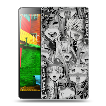 Силиконовый чехол на Lenovo Phab с принтом Ahegao Ахегао Аниме Силиконовый чехол на Lenovo Phab с принтом Ahegao Ахегао Аниме