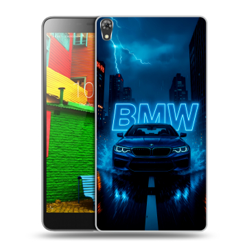 Силиконовый чехол на Lenovo Phab с принтом BMW БМВ