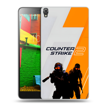 Силиконовый чехол на Lenovo Phab с принтом Counter Strike
