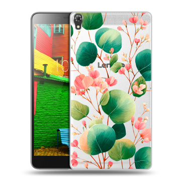 Силиконовый чехол на Lenovo Phab с принтом женский Силиконовый чехол на Lenovo Phab с принтом женский