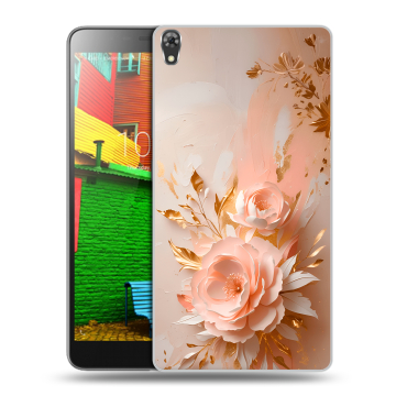 Силиконовый чехол на Lenovo Phab с принтом женский Силиконовый чехол на Lenovo Phab с принтом женский