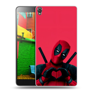 Силиконовый чехол на Lenovo Phab с принтом Дедпул Deadpool
