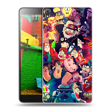 Силиконовый чехол на Lenovo Phab с принтом Gravity Falls Гравити Фолз