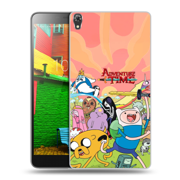 Силиконовый чехол на Lenovo Phab с принтом Adventure time Время приключений Силиконовый чехол на Lenovo Phab с принтом Adventure time Время приключений