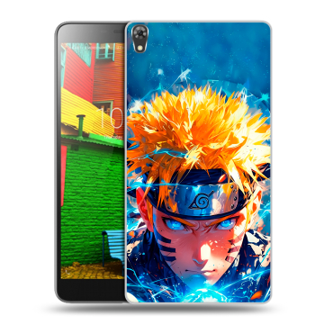 Силиконовый чехол на Lenovo Phab с принтом Аниме Наруто Naruto