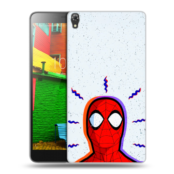Силиконовый чехол на Lenovo Phab с принтом Spiderman Человек паук Силиконовый чехол на Lenovo Phab с принтом Spiderman Человек паук