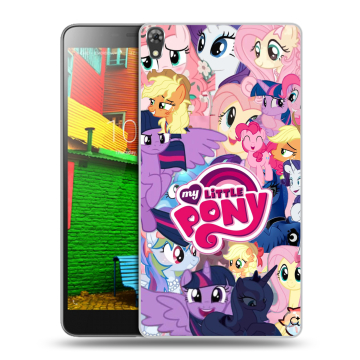 Силиконовый чехол на Lenovo Phab с принтом My little pony Дружба чудо Силиконовый чехол на Lenovo Phab с принтом My little pony Дружба чудо