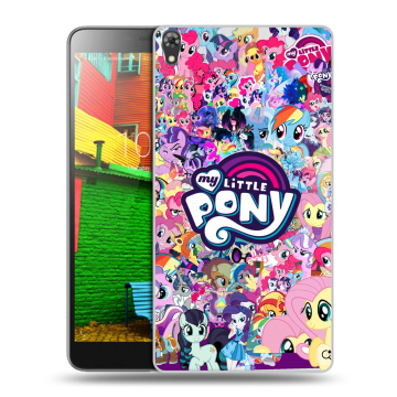 Силиконовый чехол на Lenovo Phab с принтом My little pony Дружба чудо