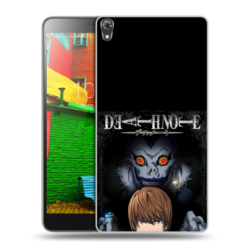Силиконовый чехол на Lenovo Phab с принтом Death note Тетрадь смерти Силиконовый чехол на Lenovo Phab с принтом Death note Тетрадь смерти
