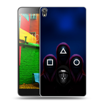Силиконовый чехол на Lenovo Phab с принтом Игра Кальмара Силиконовый чехол на Lenovo Phab с принтом Игра Кальмара