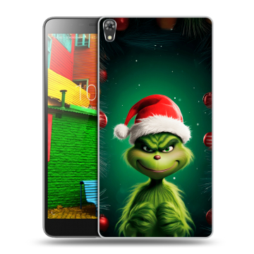 Силиконовый чехол на Lenovo Phab с принтом Гринч Новый год Рождество Силиконовый чехол на Lenovo Phab с принтом Гринч Новый год Рождество