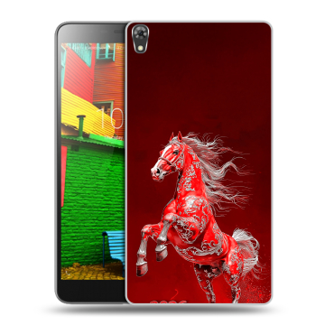 Силиконовый чехол на Lenovo Phab с принтом Новый год Силиконовый чехол на Lenovo Phab с принтом Новый год