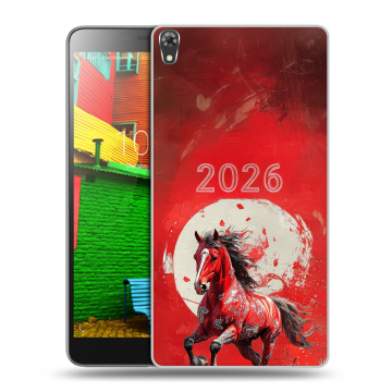 Силиконовый чехол на Lenovo Phab с принтом Новый год Силиконовый чехол на Lenovo Phab с принтом Новый год