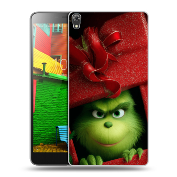 Силиконовый чехол на Lenovo Phab с принтом Новый год Силиконовый чехол на Lenovo Phab с принтом Новый год
