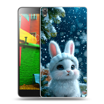 Силиконовый чехол на Lenovo Phab с принтом Новый год Силиконовый чехол на Lenovo Phab с принтом Новый год