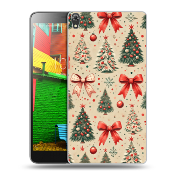 Силиконовый чехол на Lenovo Phab с принтом Новый год Силиконовый чехол на Lenovo Phab с принтом Новый год