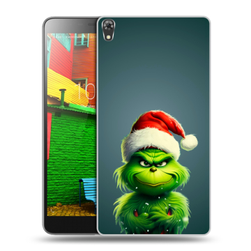 Силиконовый чехол на Lenovo Phab с принтом Новый год