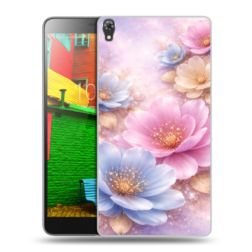 Силиконовый чехол на Lenovo Phab с принтом женский