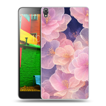 Силиконовый чехол на Lenovo Phab с принтом женский Силиконовый чехол на Lenovo Phab с принтом женский