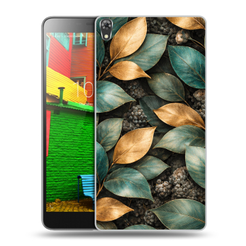 Силиконовый чехол на Lenovo Phab с принтом женский