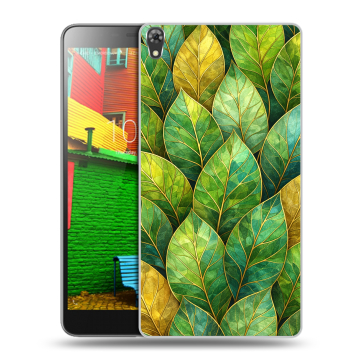 Силиконовый чехол на Lenovo Phab с принтом женский