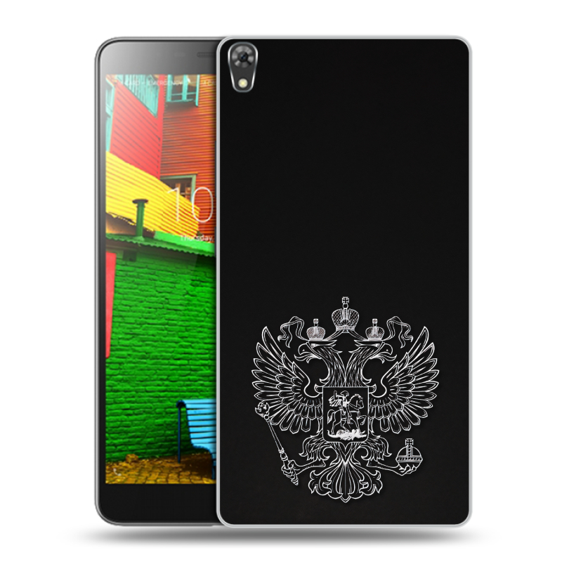 Силиконовый чехол на Lenovo Phab с принтом Герб России Силиконовый чехол на Lenovo Phab с принтом Герб России