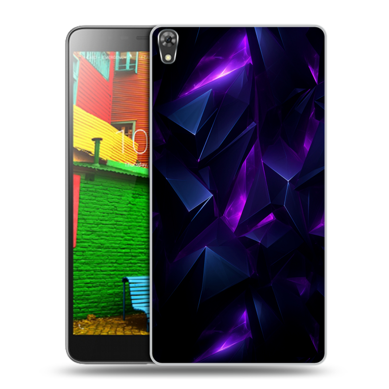 Силиконовый чехол на Lenovo Phab с принтом Абстракиция Силиконовый чехол на Lenovo Phab с принтом Абстракиция