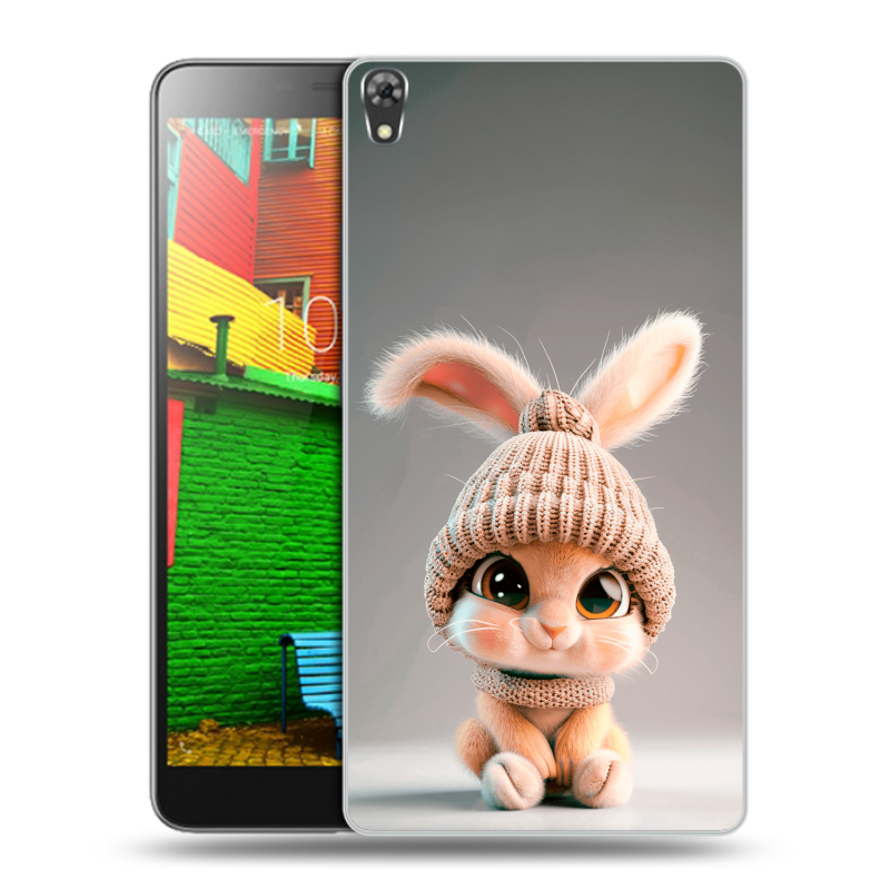 Силиконовый чехол на Lenovo Phab с принтом Кролик Силиконовый чехол на Lenovo Phab с принтом Кролик