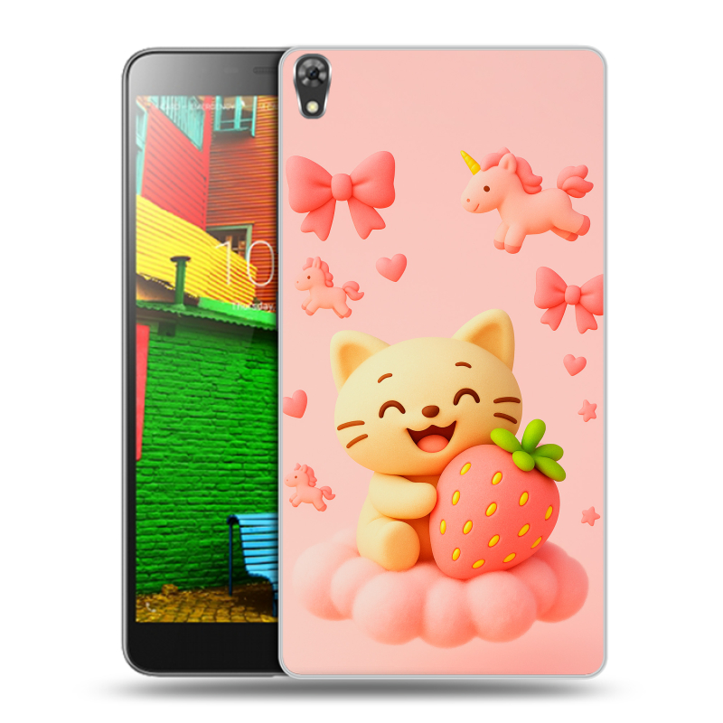 Силиконовый чехол на Lenovo Phab с принтом для девочек Силиконовый чехол на Lenovo Phab с принтом для девочек