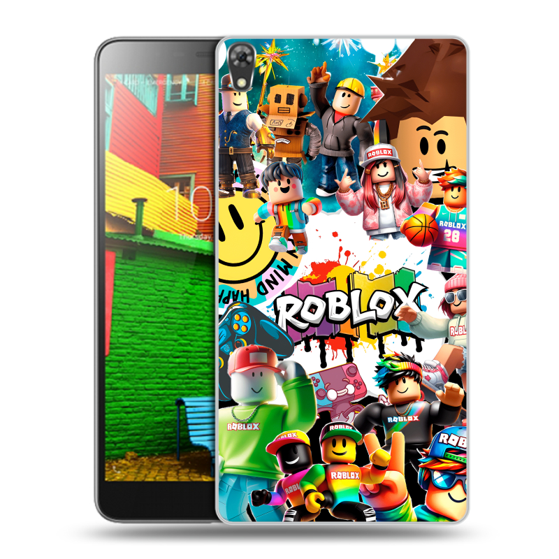Силиконовый чехол на Lenovo Phab с принтом Roblox Роблокс Силиконовый чехол на Lenovo Phab с принтом Roblox Роблокс