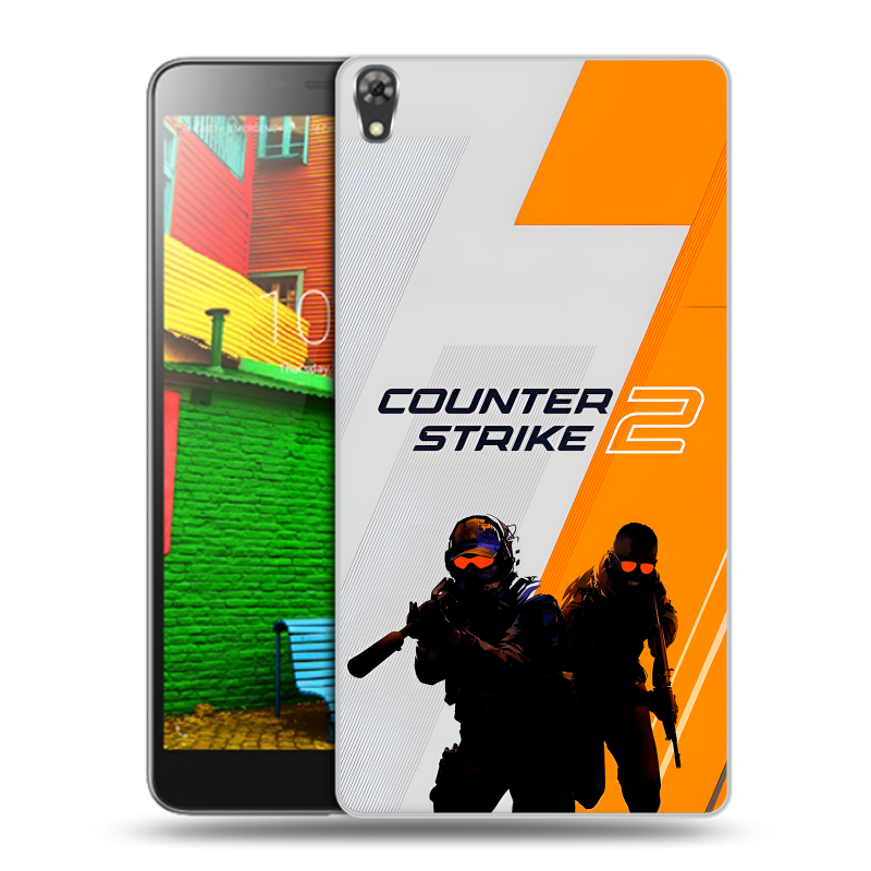 Силиконовый чехол на Lenovo Phab с принтом Counter Strike Силиконовый чехол на Lenovo Phab с принтом Counter Strike