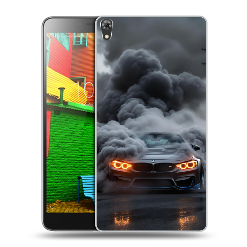 Силиконовый чехол на Lenovo Phab с принтом BMW БМВ Силиконовый чехол на Lenovo Phab с принтом BMW БМВ