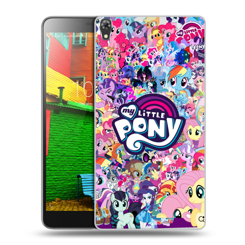 Силиконовый чехол на Lenovo Phab с принтом My little pony Дружба чудо Силиконовый чехол на Lenovo Phab с принтом My little pony Дружба чудо