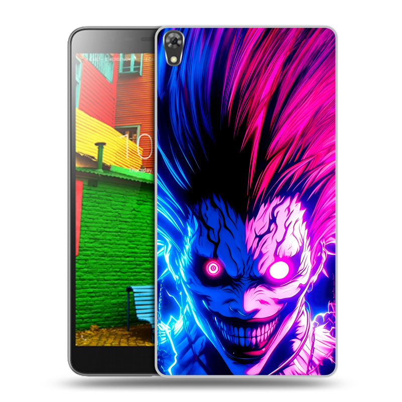 Силиконовый чехол на Lenovo Phab с принтом Death note Тетрадь смерти Силиконовый чехол на Lenovo Phab с принтом Death note Тетрадь смерти