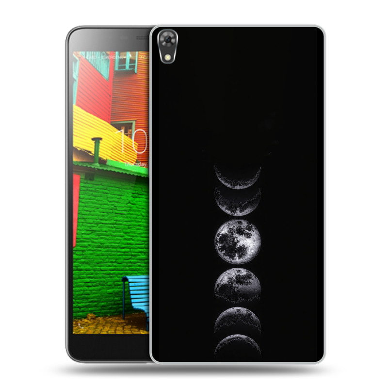 Силиконовый чехол на Lenovo Phab с принтом женский Силиконовый чехол на Lenovo Phab с принтом женский