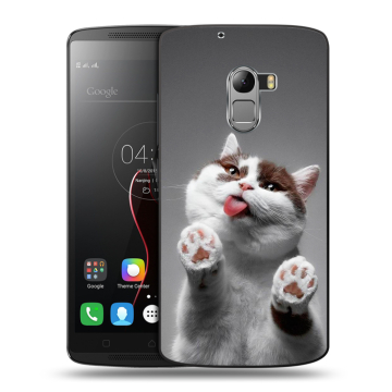 Силиконовый чехол на Lenovo A7010 с принтом Коты Силиконовый чехол на Lenovo A7010 с принтом Коты