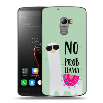 Силиконовый чехол на Lenovo A7010 с принтом Лама Силиконовый чехол на Lenovo A7010 с принтом Лама