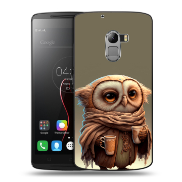 Силиконовый чехол на Lenovo A7010 с принтом Сова