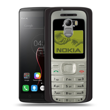 Силиконовый чехол на Lenovo A7010 с принтом Ретро Нокия Силиконовый чехол на Lenovo A7010 с принтом Ретро Нокия