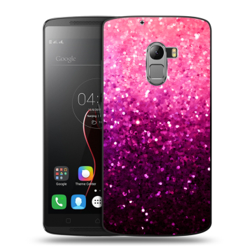 Силиконовый чехол на Lenovo A7010 с принтом Блестки