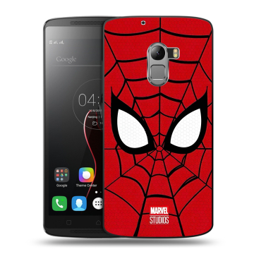 Силиконовый чехол на Lenovo A7010 с принтом человек паук spiderman