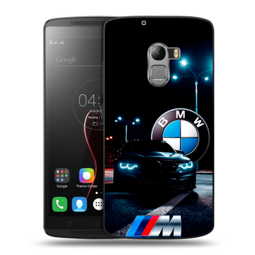 Силиконовый чехол на Lenovo A7010 с принтом БМВ BMW