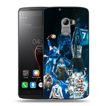 Силиконовый чехол на Lenovo A7010 с принтом Реал Роналдо