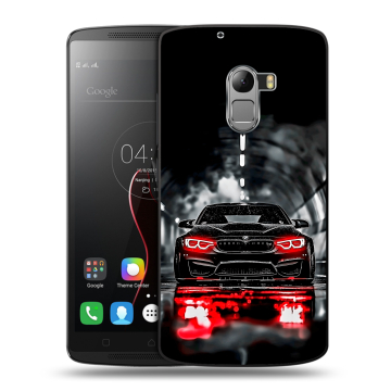 Силиконовый чехол на Lenovo A7010 с принтом BMW БМВ