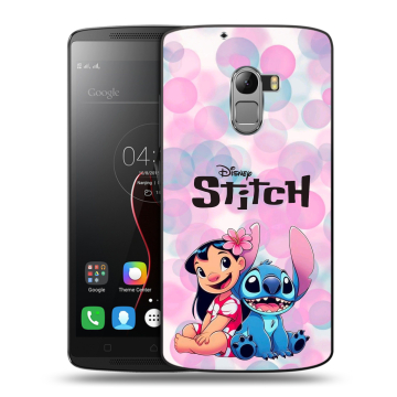 Силиконовый чехол на Lenovo A7010 с принтом Лило и Стич