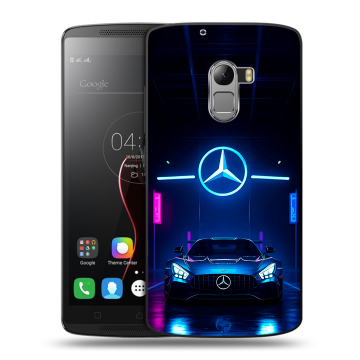 Силиконовый чехол на Lenovo A7010 с принтом Mercedes Мерседес