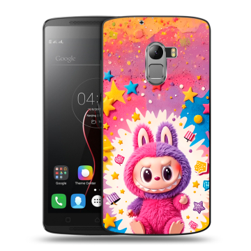 Силиконовый чехол на Lenovo A7010 с принтом Labubu Лабубу